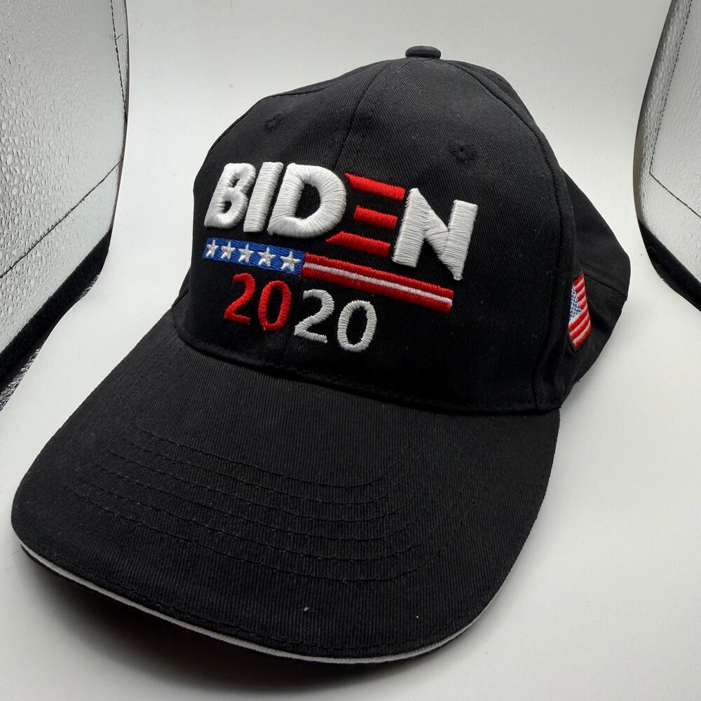 Biden 2020 President Black Embroidered Baseball Cap USA Flag Adjustable Hat